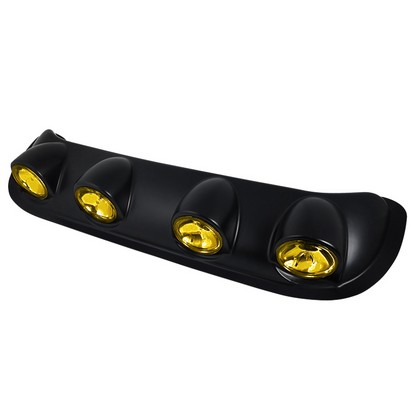 Spec-D 4 Light Amber Roof Fog Light Bar Spec-D 4 Light Amber Roof Fog Light Bar